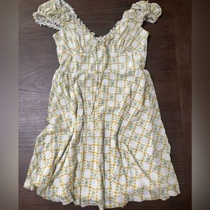 urban outfitters floral mini dress